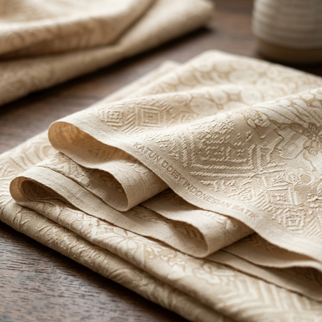 Bahan batik Jacquard Silk Non-Organik KebonBatik